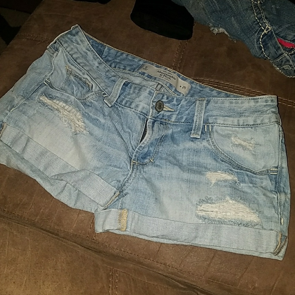 Abercrombie jean shorts